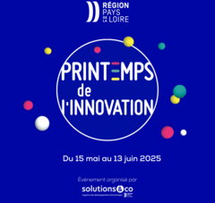Région Pays de la Loire. Printemps de l'Innovation. Du 15 mai au 13 juin 2025.